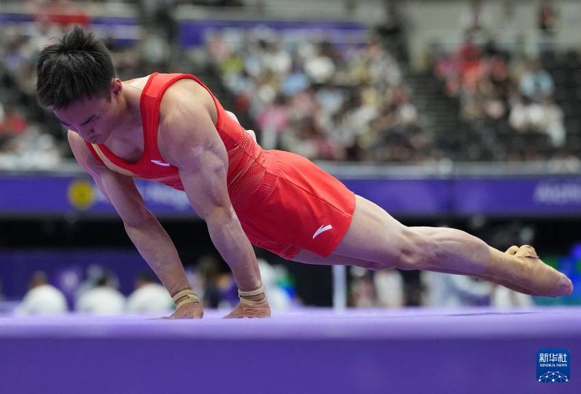 第五金！南体健儿孙炜助力中国队夺得名古屋亚运会体操男子团体金牌